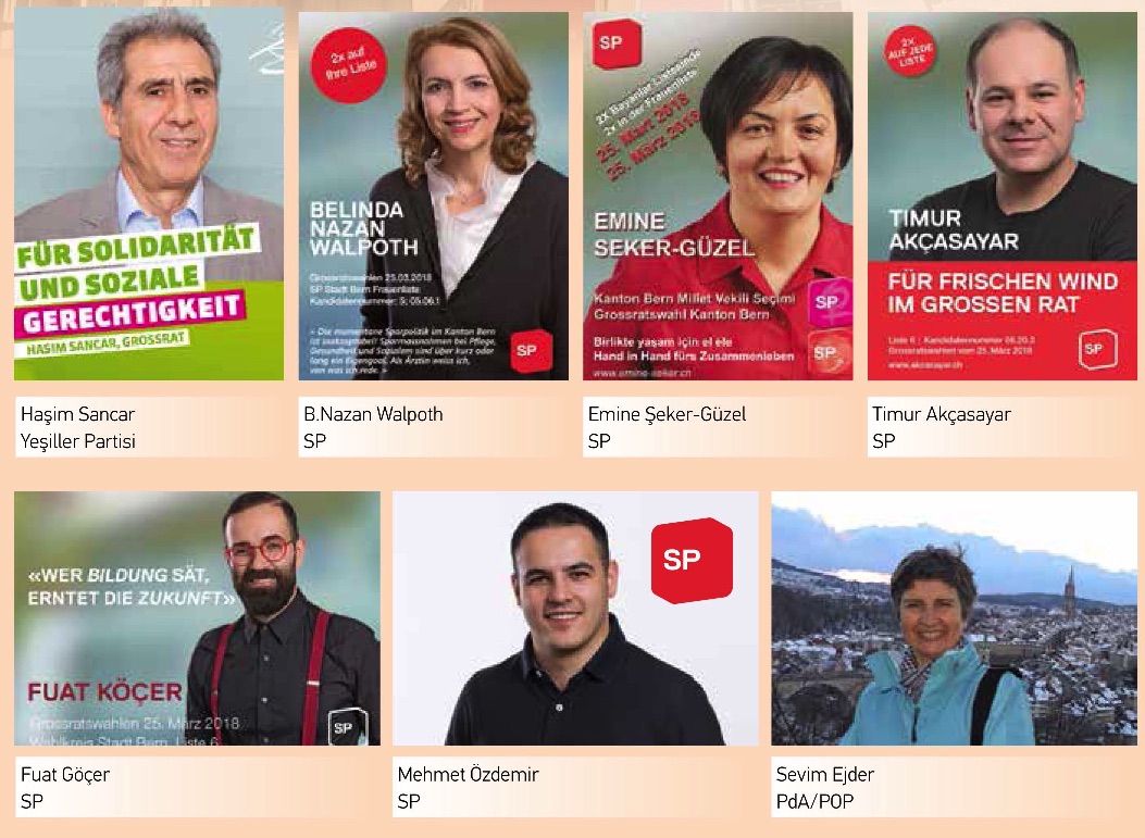 Photo of 25 Mart Bern Kantonu seçimlerinde Türkiye kökenli adaylar