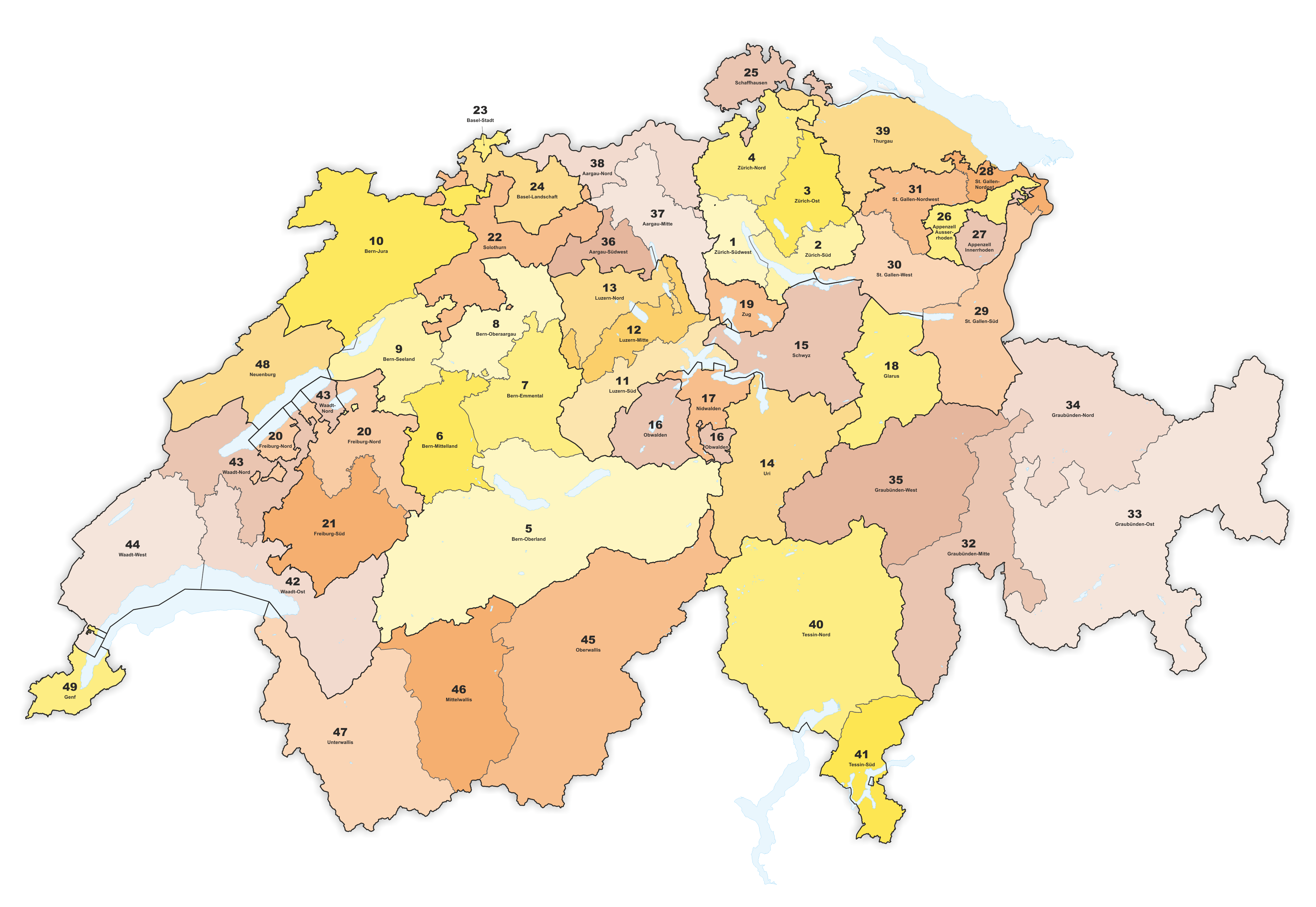 Photo of İsviçre’nin kantonları