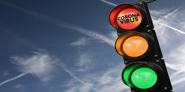 Korona sertifikası için trafik lambası sistemi